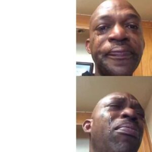 Crying Black Man